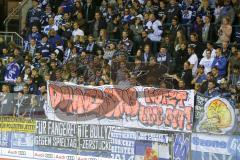 DEL - Eishockey - ERC Ingolstadt - Eisbären Berlin - Saison 2017/2018 - Fankurve - choreo - banner - spruchband - boykot - Foto: Meyer Jürgen