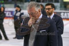 DEL - Eishockey - Playoff - Viertelfinale -  Spiel 5 - ERC Ingolstadt - Adler Mannheim - Saison 2017/2018 - Enttäuschte Gesichter nach dem Spiel - Doug Shedden (Cheftrainer ERCI) - Foto: Meyer Jürgen