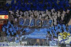 DEL - Eishockey - Playoff - Viertelfinale -  Spiel3 - ERC Ingolstadt - Adler Mannheim - Saison 2017/2018 - Choreo - Fans - banner - fankurve - Foto: Meyer Jürgen