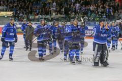 DEL - Eishockey - Playoff - Viertelfinale -  Spiel 5 - ERC Ingolstadt - Adler Mannheim - Saison 2017/2018 - Enttäuschte Gesichter nach der Niederlage - Die Spieler bedanken sich bei den Fans - Foto: Meyer Jürgen