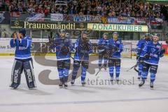 DEL - Eishockey - Playoff - Viertelfinale -  Spiel 5 - ERC Ingolstadt - Adler Mannheim - Saison 2017/2018 - Enttäuschte Gesichter nach der Niederlage - Die Spieler bedanken sich bei den Fans - Foto: Meyer Jürgen