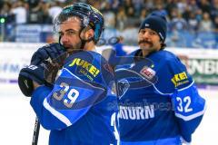 DEL - Eishockey - Playoff - Viertelfinale -  Spiel 5 - ERC Ingolstadt - Adler Mannheim - Saison 2017/2018 - Enttäuschte Gesichter nach der Niederlage - Thomas Greilinger (#39 ERCI) - Jochen Reimer (#32Torwart ERCI) - Foto: Meyer Jürgen