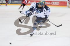 DEL - Eishockey - ERC Ingolstadt - Kölner Haie - Testspiel - Saison 2017/2018 - John Laliberte (#15 ERCI) beim warm machen - Foto: Meyer Jürgen