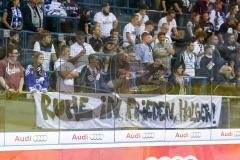 DEL - Eishockey - ERC Ingolstadt - Dornbirn Bulldogs - Saison 2017/2018 - Choreo - Banner - Fankurve - Foto: Meyer Jürgen