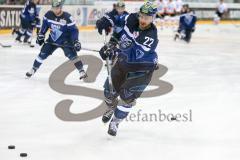 DEL - Eishockey - ERC Ingolstadt - Grizzlys Wolfsburg - Testspiel - Saison 2017/2018 - Kael Mouillierat (#22 ERCI) beim warm machen - Foto: Meyer Jürgen