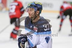 DEL - Eishockey - ERC Ingolstadt - Kölner Haie - Testspiel - Saison 2017/2018 - Sean Sullivan (#37 ERCI) beim warm machen - Foto: Meyer Jürgen