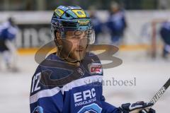 DEL - Eishockey - ERC Ingolstadt - Grizzlys Wolfsburg - Testspiel - Saison 2017/2018 - Jacob Berglund (#12 ERCI) beim warm machen - Foto: Meyer Jürgen