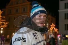 DEL - Eishockey - ERC Ingolstadt - Saison  - 2017/2018 - ERCI Spieler auf der Eisfläche am Paradeplatz - Benedikt Schopper (#11 ERCI) - Foto: Meyer Jürgen