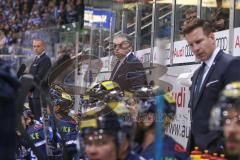 DEL - Eishockey - Saison 2018/2019 - ERC Ingolstadt - Kölner Haie - Doug Shedden (Cheftrainer ERCI) - Tim Regan (Co-Trainer ERCI) rechts - Foto: Meyer Jürgen