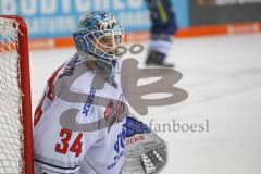 DEL - ERC Ingolstadt - Schwenninger Wild Wings - Torwart Dustin Strahlmeier (WWS 34)