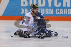 DEL - Eishockey - Saison 2018/2019 - ERC Ingolstadt - Augsburger Panther - Brett Olson (#16 ERCI) beim warm machen - Foto: Meyer Jürgen