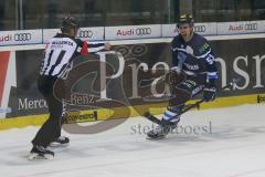 DEL - Eishockey - Saison 2018/2019 - ERC Ingolstadt - Krefeld Pinguine - Der 3:0 Führungstreffer durch Mashinter Brandon (#53 ERCI) - Dimitri Pätzold Torwart (#32 Krefeld) - jubel - Foto: Meyer Jürgen