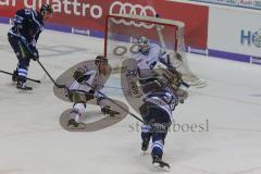 DEL - Eishockey - Saison 2018/2019 - ERC Ingolstadt - Straubing Tigers - Der 4:3 Treffer durch Thomas Greilinger (#39 ERCI) - jubel - Zatkoff Jeffrey Torwart (#37 Straubing) - Foto: Meyer Jürgen