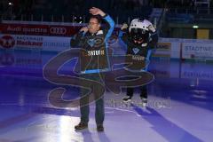 DEL - Eishockey - Saison 2018/2019 - ERC Ingolstadt - Red Bull München - Stadionsprecher Johannes Langer begrüßt die Fans - xaver - Foto: Meyer Jürgen