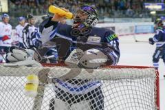 DEL - Eishockey - Saison 2018/2019 - ERC Ingolstadt - Adler Mannheim - Der 0:1 Treffer von Garrett Festerling (#14 Mannheim) - Jochen Reimer (#32Torwart ERCI) - jubel - Foto: Meyer Jürgen