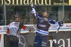 DEL - Eishockey - ERC Ingolstadt - Düsseldorf EG - Tor zum 1:0 Jubel, Darin Olver (ERC 40)