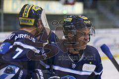 DEL - Eishockey - Saison 2018/2019 - ERC Ingolstadt - Fischtown Pinguins  - Thomas Greilinger (#39 ERCI) - Der 1:0 Führungstreffer durch David Elsner (#61 ERCI) - jubel -  - Foto: Meyer Jürgen