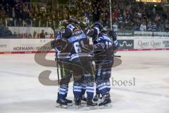 DEL - Eishockey - ERC Ingolstadt - Adler Mannheim - Tor 3:2 durch Ville Kaistinen (ERC 10) mit David Elsner (ERC 61) Dustin Friesen (ERC 14)