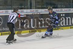 DEL - Eishockey - Saison 2018/2019 - ERC Ingolstadt - Krefeld Pinguine - Der 3:0 Führungstreffer durch Mashinter Brandon (#53 ERCI) - Dimitri Pätzold Torwart (#32 Krefeld) - jubel - Foto: Meyer Jürgen