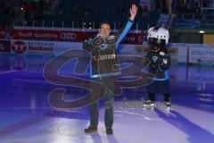 DEL - Eishockey - Saison 2018/2019 - ERC Ingolstadt - Red Bull München - Stadionsprecher Johannes Langer begrüßt die Fans - xaver - Foto: Meyer Jürgen