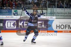 DEL - Eishockey - ERC Ingolstadt - Adler Mannheim - Tor Ausgleich 3:3 Jubel David Elsner (ERC 61)