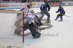 DEL - Eishockey - Saison 2018/2019 - ERC Ingolstadt - Red Bull München - Danny aus den Birken Torwart (#33 München) - Sean Sullivan (#37 ERCI) - Jerry D´Àmigo (#9 ERCI) - Foto: Meyer Jürgen