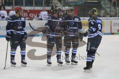 DEL - Eishockey - Saison 2018/2019 - ERC Ingolstadt - Kölner Haie - Brett Olson (#16 ERCI) - Colton Jobke (#7 ERCI) - Mike Collins (#13 ERCI) - Jerry D´Àmigo (#9 ERCI) - Foto: Meyer Jürgen