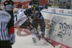 DEL - Eishockey - Saison 2018/2019 - ERC Ingolstadt - Kölner Haie - Joachim Ramoser (#47 ERCI) - Pascal Zerressen (27 Köln) - Foto: Meyer Jürgen
