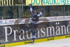 DEL - Eishockey - ERC Ingolstadt - Düsseldorf EG - Tor zum 1:0 Jubel, Darin Olver (ERC 40)