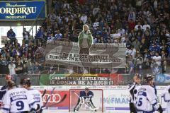 DEL - Eishockey - Saison 2018/2019 - ERC Ingolstadt - Straubing Tigers - choreo - fans - banner - Foto: Meyer Jürgen