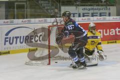 DEL - Eishockey - Saison 2018/2019 - ERC Ingolstadt - Krefeld Pinguine - Der 3:0 Führungstreffer durch Mashinter Brandon (#53 ERCI) - Dimitri Pätzold Torwart (#32 Krefeld) - jubel - Foto: Meyer Jürgen