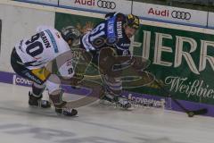 DEL - Eishockey - Saison 2018/2019 - ERC Ingolstadt - Eisbären Berlin - David Elsner (#61 ERCI) - Constantin Braun (#90 Berlin) - Foto: Meyer Jürgen