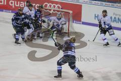 DEL - Eishockey - Saison 2018/2019 - ERC Ingolstadt - Straubing Tigers - Der 3:2 Treffer von Maury Edwards (#23 ERCI) - jubel - Zatkoff Jeffrey Torwart (#37 Straubing) - Foto: Meyer Jürgen