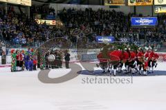 DEL - Eishockey - Saison 2018/2019 - ERC Ingolstadt - Kölner Haie - Die Schäffler marschieren auf das Eis- Foto: Meyer Jürgen