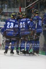 DEL - Eishockey - Saison 2018/2019 - ERC Ingolstadt - Augsburger Panther - Laurin Braun (#91 ERCI) - Maury Edwards (#23 ERCI) - Brandon Mashinter (#53 ERCI) - Joachim Ramoser (#47 ERCI) - Foto: Meyer Jürgen