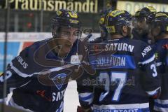 DEL - Eishockey - Saison 2018/2019 - ERC Ingolstadt - Krefeld Pinguine - Der 3:0 Führungstreffer durch Mashinter Brandon (#53 ERCI) - jubel - Laurin Braun (#91 ERCI) - Foto: Meyer Jürgen
