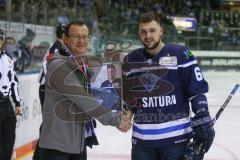 DEL - Eishockey - Saison 2018/2019 - ERC Ingolstadt - Krefeld Pinguine - David Elsner (#61 ERCI) Panther des Monats Januar - Foto: Meyer Jürgen