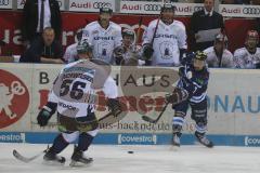 DEL - Eishockey - Saison 2018/2019 - ERC Ingolstadt - Eisbären Berlin - Colton Jobke (#7 ERCI) - Martin Buchwieser (#56 Berlin) - Foto: Meyer Jürgen