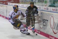 DEL - Eishockey - Saison 2018/2019 - ERC Ingolstadt - Red Bull München - Sean Sullivan (#37 ERCI) - Derek Joslin (#25 München) - Foto: Meyer Jürgen