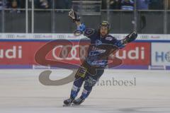 DEL - Eishockey - Saison 2019/20 - ERC Ingolstadt - Black Wings Linz - Kris Foucault (#81 ERCI) - jubel - Treffer zum 3:2 Führungstreffer - Foto: Jürgen Meyer