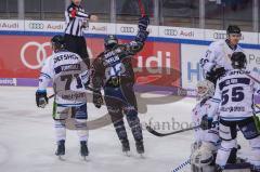 DEL - Eishockey - ERC Ingolstadt - EHC Straubing - Tor Jubel 1:0 Mirko Höfflin 92 ERC