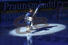 DEL - Eishockey - Saison 2019/20 - ERC Ingolstadt -  Adler Mannheim - Timo Pielmeier (#51Torwart ERCI) beim Einlaufen - Foto: Jürgen Meyer