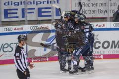 DEL - Eishockey - ERC Ingolstadt - EHC Straubing - Tor Jubel 1:0 Mirko Höfflin 92 ERC