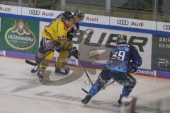 DEL - Eishockey - Saison 2019/20 - ERC Ingolstadt - Krefeld Pinguine - Brandon Mashinter (#53 ERCI) - Hans Detsch (#89 ERCI) - Foto: Jürgen Meyer