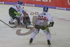 DEL - Eishockey - Saison 2019/20 - ERC Ingolstadt - Augsburger Panther - Wayne Simpson (#21 ERCI) roter Helm-Topscorer - Foto: Jürgen Meyer