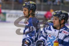 DEL - Eishockey - Saison 2019/20 - ERC Ingolstadt - Fishtown Pinguins - Kris Foucault (#81 ERCI) beim warm machen  - Foto: Jürgen Meyer