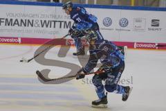 DEL - Eishockey - Saison 2019/20 - ERC Ingolstadt - Nürnberg Ice Tigers - Wayne Simpson (#21 ERCI) - Brett Olson (#16 ERCI) - Foto: Jürgen Meyer