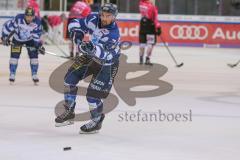 DEL - Eishockey - Saison 2019/20 - ERC Ingolstadt - Fishtown Pinguins - Colton Jobke (#7 ERCI) beim warm machen  - Foto: Jürgen Meyer