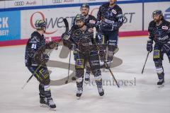 DEL - Eishockey - ERC Ingolstadt - EHC Straubing - Tor Jubel 1:0 Mirko Höfflin 92 ERC mit Hans Detsch 92 ERC