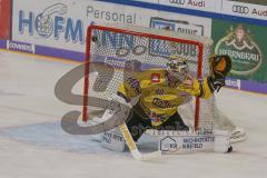 DEL - Eishockey - Saison 2019/20 - ERC Ingolstadt - Krefeld Pinguine - Der 2:0 Führungstreffer Matt Bailey (#22 ERCI) - jubel - Jussi Rynnäs (#40 Krefeld) Torwart - Foto: Jürgen Meyer